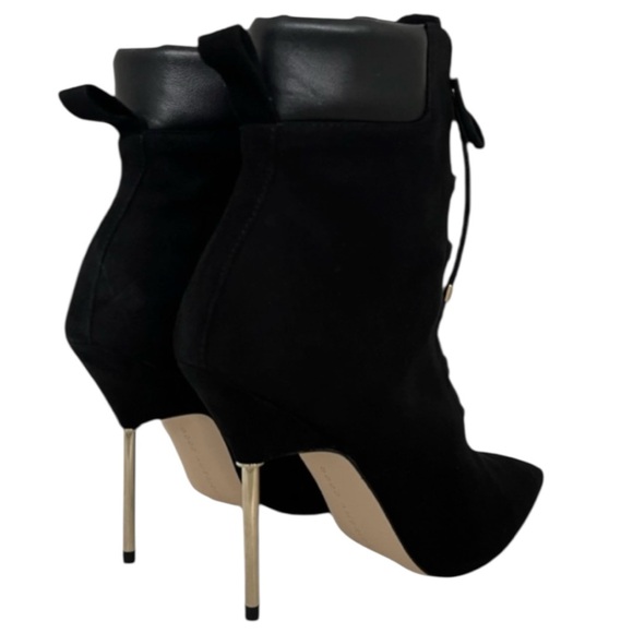 Good American Scandal Bootie NIB SIZE 8 Black & Gold - Picture 6 of 7